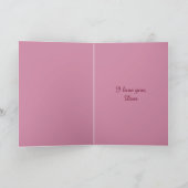 Valentijn zacht hart feestdagen kaart (Binnen)