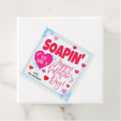 Valentijn zeep cadeau Label (In situ)