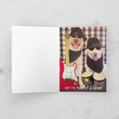 Valentijn, zijn wij twee van een soort! feestdagen kaart (Binnen)