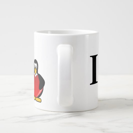 Valentijn: Zo zeggen geeks dat ik van je hou Grote Koffiekop (Achterkant)