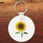 Valentijn Zonnebloem Sleutelhanger (Voorkant)