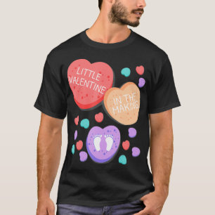 Valentijn Zwangerschap Aankondiging voor mamma om  T-shirt