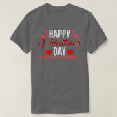 Valentijn Zwangerschapsuitkondiging Moeder te word T-shirt (Design voorkant)