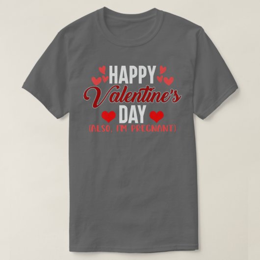 Valentijn Zwangerschapsuitkondiging Moeder te word T-shirt (Design voorkant)