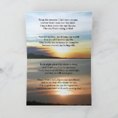 VALENTIJNBERICHT VOOR MIJN VROUW kaart (Binnen)