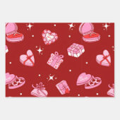 Valentijncadeau dozen inpakpapier – Romantisch Vel (Voorkant 2)