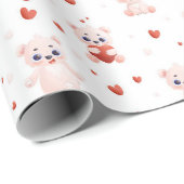 Valentijncadeau Inpakpapier | Schattig Romantisch (Rol Hoek)