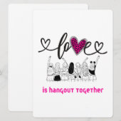 VALENTIJNEDITIE FEESTDAGENKAART (Voorkant / Achterkant)