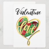 VALENTIJNEDITIE FEESTDAGENKAART (Voorkant / Achterkant)