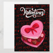 VALENTIJNEDITIE FEESTDAGENKAART (Voorkant / Achterkant)