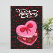 VALENTIJNEDITIE FEESTDAGENKAART (Staand voorkant)