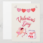 VALENTIJNEDITIE FEESTDAGENKAART (Voorkant / Achterkant)