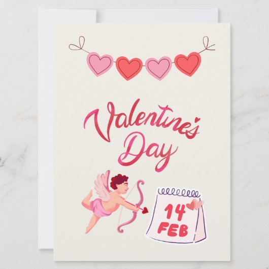 VALENTIJNEDITIE FEESTDAGENKAART (Voorkant)