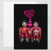 VALENTIJNEDITIE FEESTDAGENKAART (Voorkant / Achterkant)