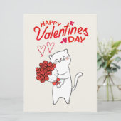 VALENTIJNEDITIE  FEESTDAGENKAART (Staand voorkant)