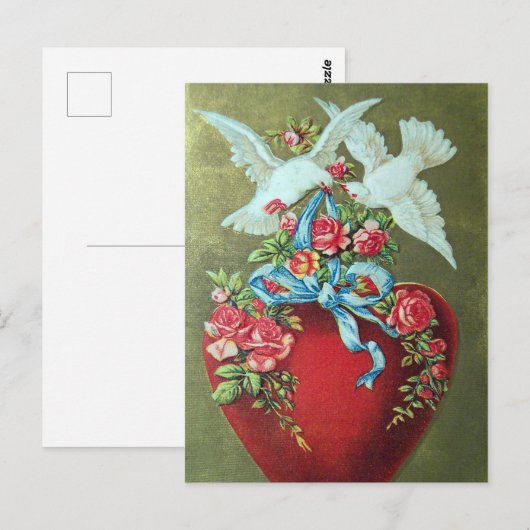  Valentijnen Briefkaart (Voorkant / Achterkant)