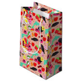 Valentijnen die je zo roze snoep bent klein cadeauzakje (Achterkant Gekanteld)