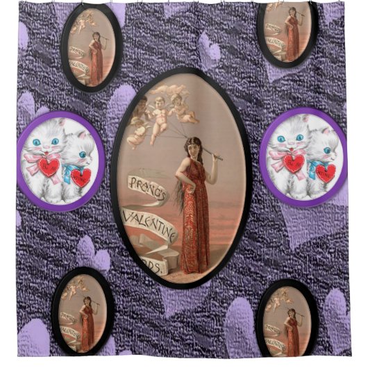  valentijnen douchergordijn douchegordijn (Voorkant)