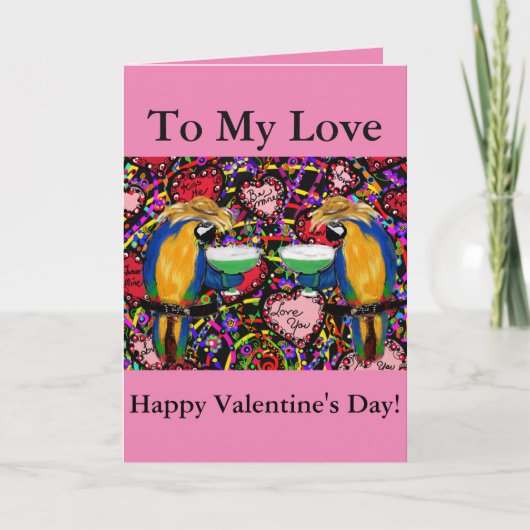 Valentijnen Feestdagen Kaart (Voorkant)