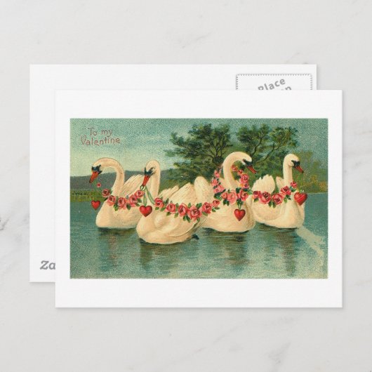  Valentijnen Feestdagenkaart (Voorkant / Achterkant)