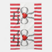 valentijnen houden van handdoeken (Verticaal)