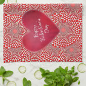 valentijnen houden van handdoeken (Gevouwen)