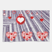 valentijnen houden van handdoeken (Horizontaal)