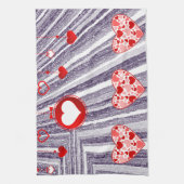 valentijnen houden van handdoeken (Verticaal)