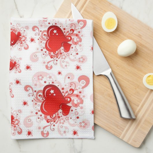 valentijnen houden van handdoeken (Quarter Fold)