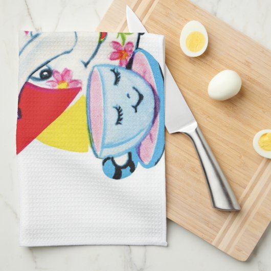 valentijnen houden van handdoeken (Quarter Fold)