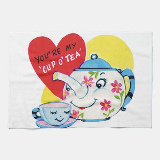 valentijnen houden van handdoeken (Horizontaal)