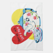 valentijnen houden van handdoeken (Verticaal)