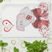 valentijnen houden van handdoeken (Gevouwen)