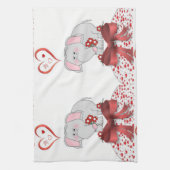 valentijnen houden van handdoeken (Verticaal)