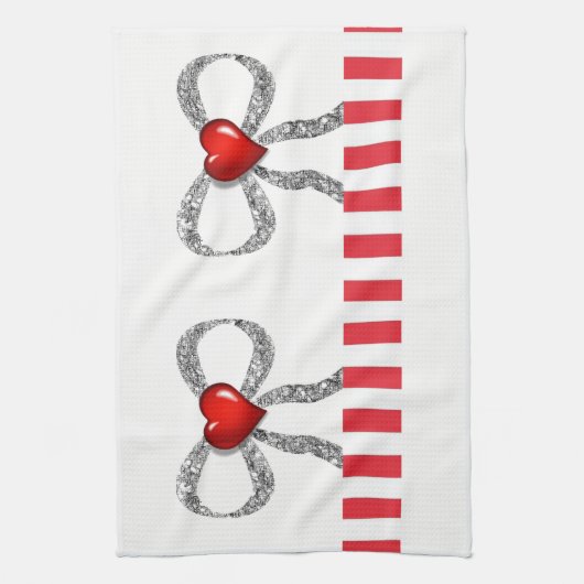 valentijnen houden van handdoeken (Verticaal)