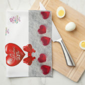 valentijnen houden van handdoeken (Quarter Fold)