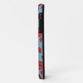 Valentijnen lippen blauw en rood Case-Mate iPhone case (Achterkant/links)