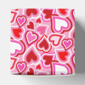 Valentijnen mengen harten bedankdoosjes (Bovenkant)