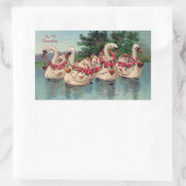  Valentijnen Rechthoekige Sticker (Tas)