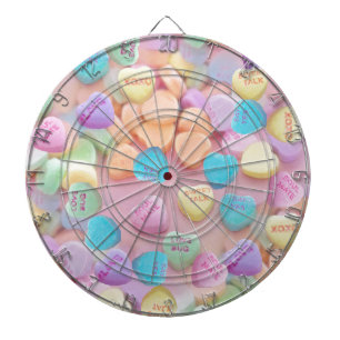 valentijnen snoep harten dartbord
