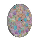 valentijnen snoep harten dartbord (Voorkant Links)