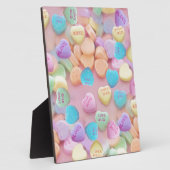 valentijnen snoep harten fotoplaat (Zijkant)