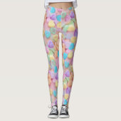 valentijnen snoep harten leggings (Voorkant)