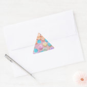 valentijnen snoep harten sticker (Envelop)