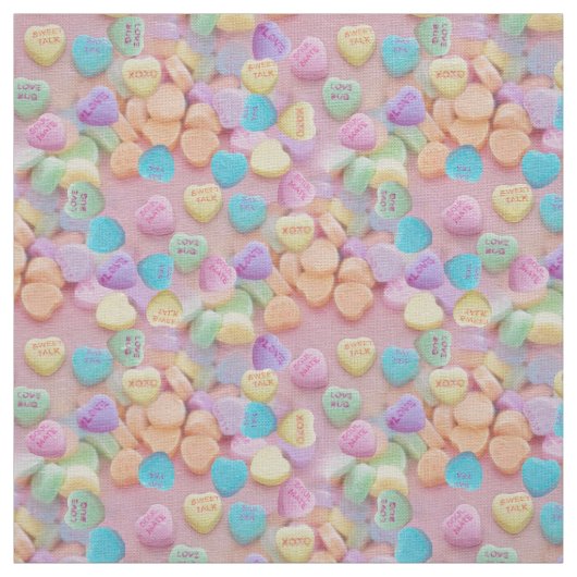 valentijnen snoepjes stof (Swatch)