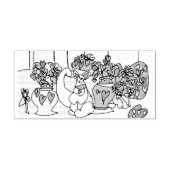 Valentijnen spelen rubberstempel (Afrduk)