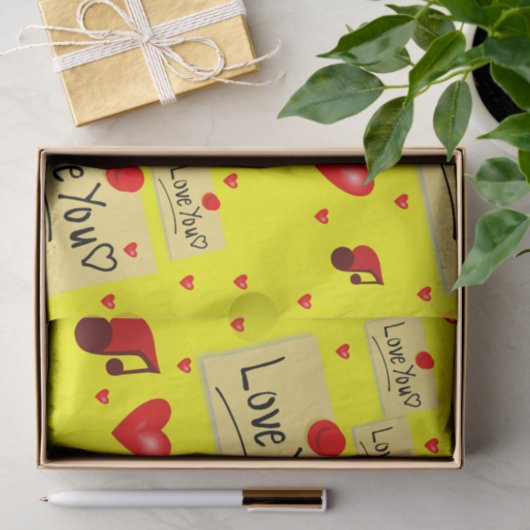 Valentijnen van decoratief papier (Geschenk)