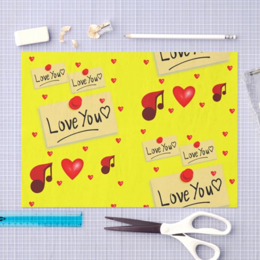 Valentijnen van decoratief papier (Craft)