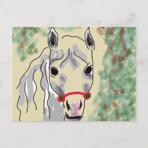 valentijnen van paarden feestdagenkaart