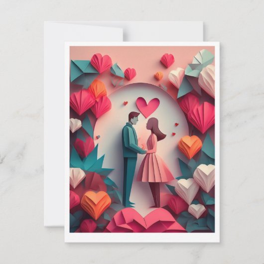 Valentijnkaart Feestdagenkaart (Voorkant)